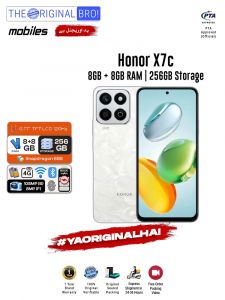 Honor X7c - 8GB RAM - 256GB Storage - Easy Monthly Installments - PTA Approved - 1 Year Official Warranty - The Original Bro Mobiles - TOB70